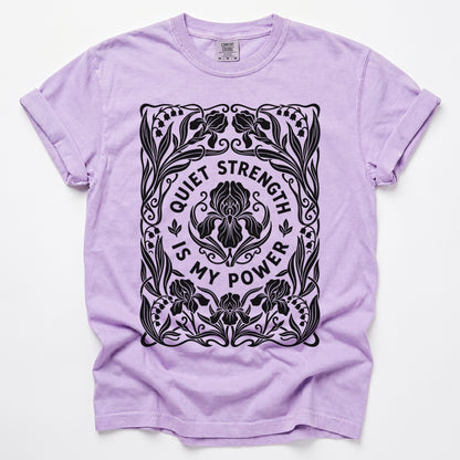 Quiet Strength Is My Power Vintage Washed T-Shirt