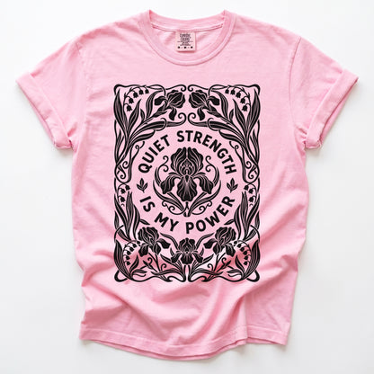 Quiet Strength Is My Power Vintage Washed T-Shirt