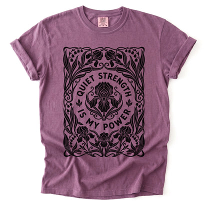 Quiet Strength Is My Power Vintage Washed T-Shirt