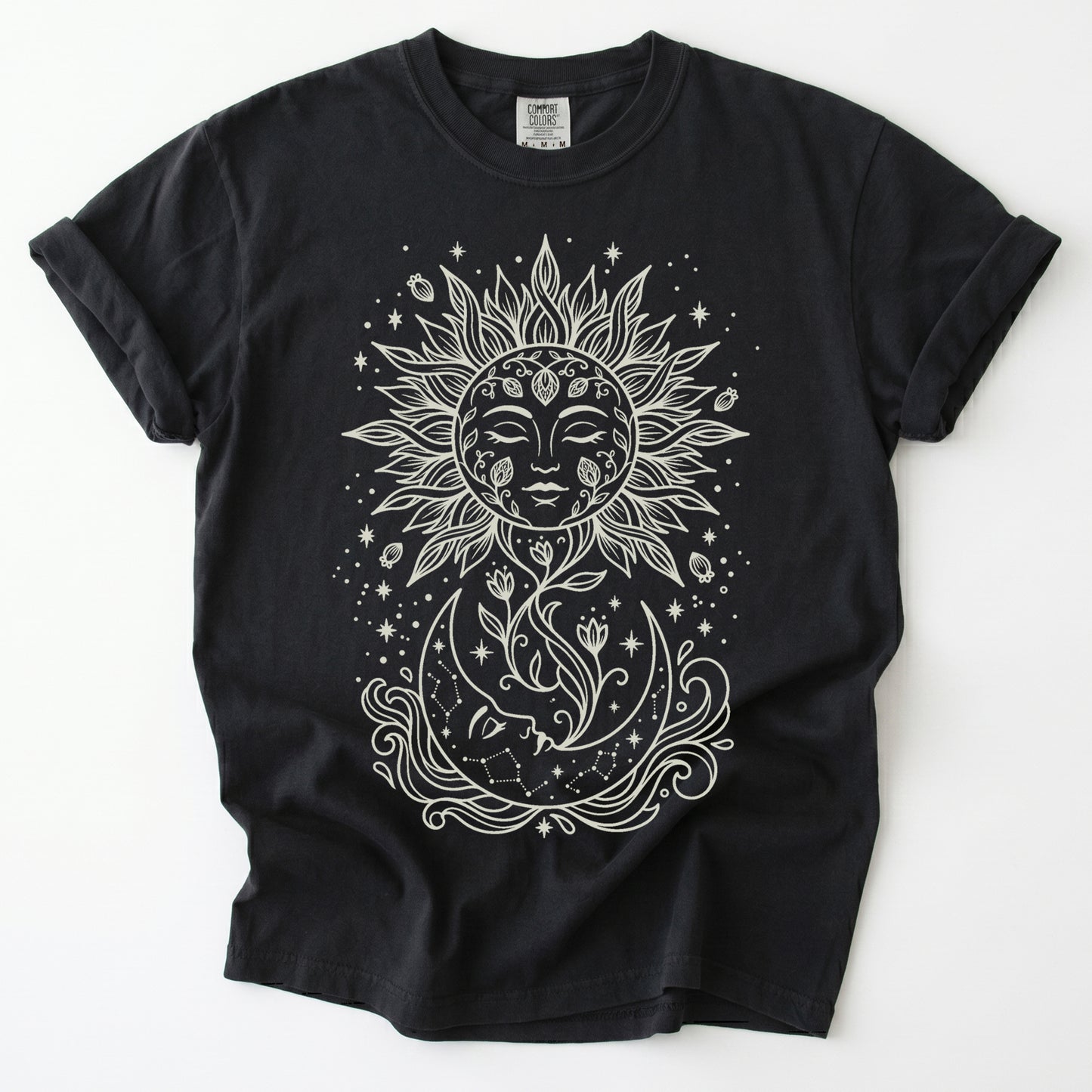 Radiant Sun & Moon Vintage Washed T-Shirt
