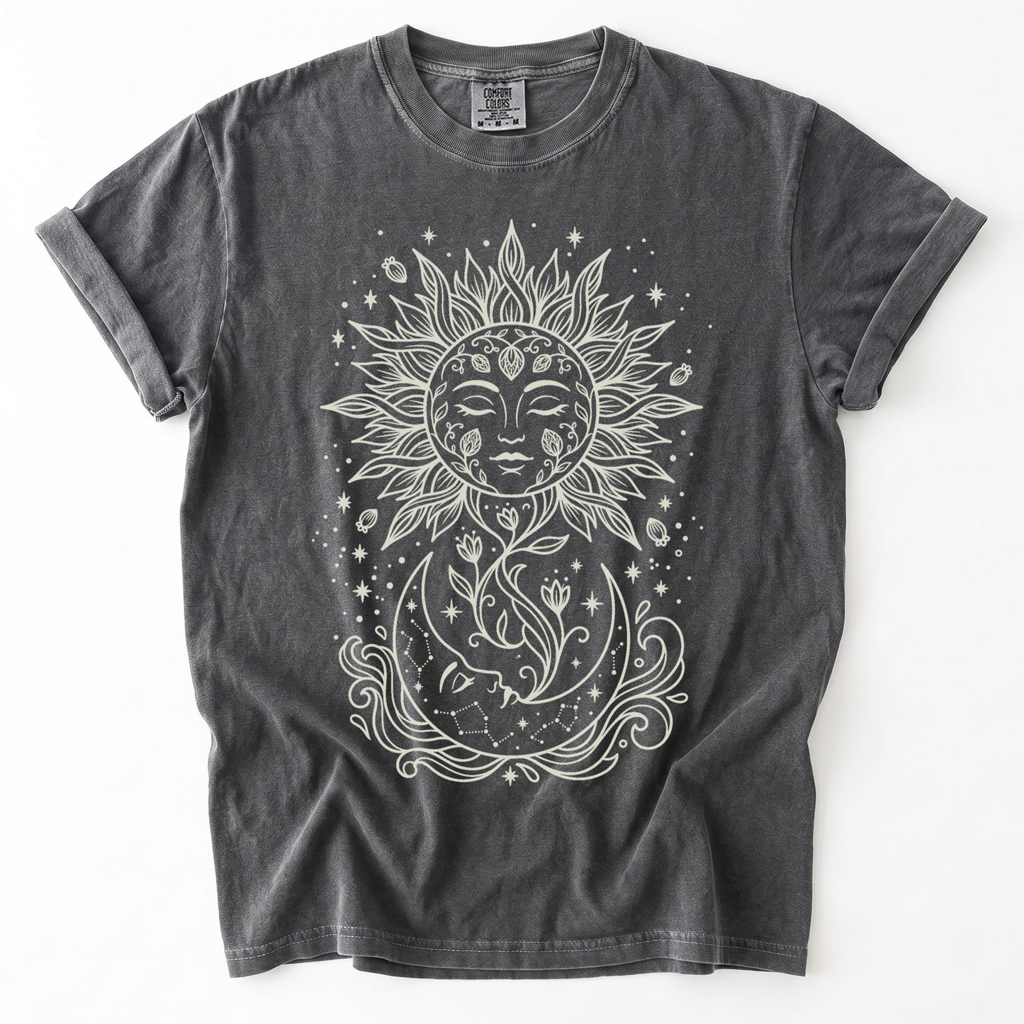 Radiant Sun & Moon Vintage Washed T-Shirt