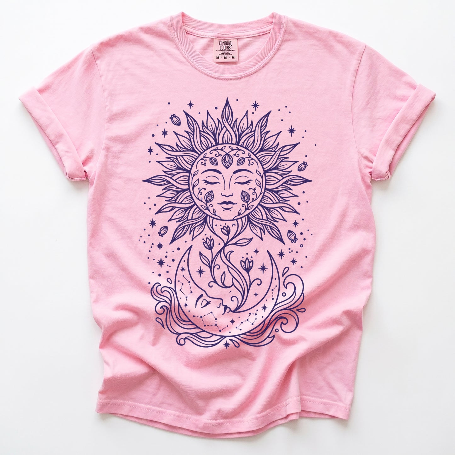 Radiant Sun & Moon Vintage Washed T-Shirt