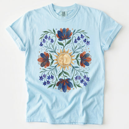 Radiant Sun & Serene Moon Vintage Washed T-Shirt