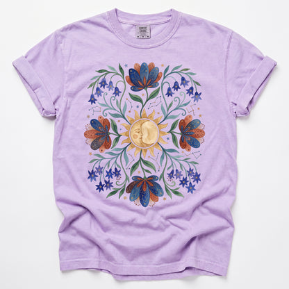 Radiant Sun & Serene Moon Vintage Washed T-Shirt