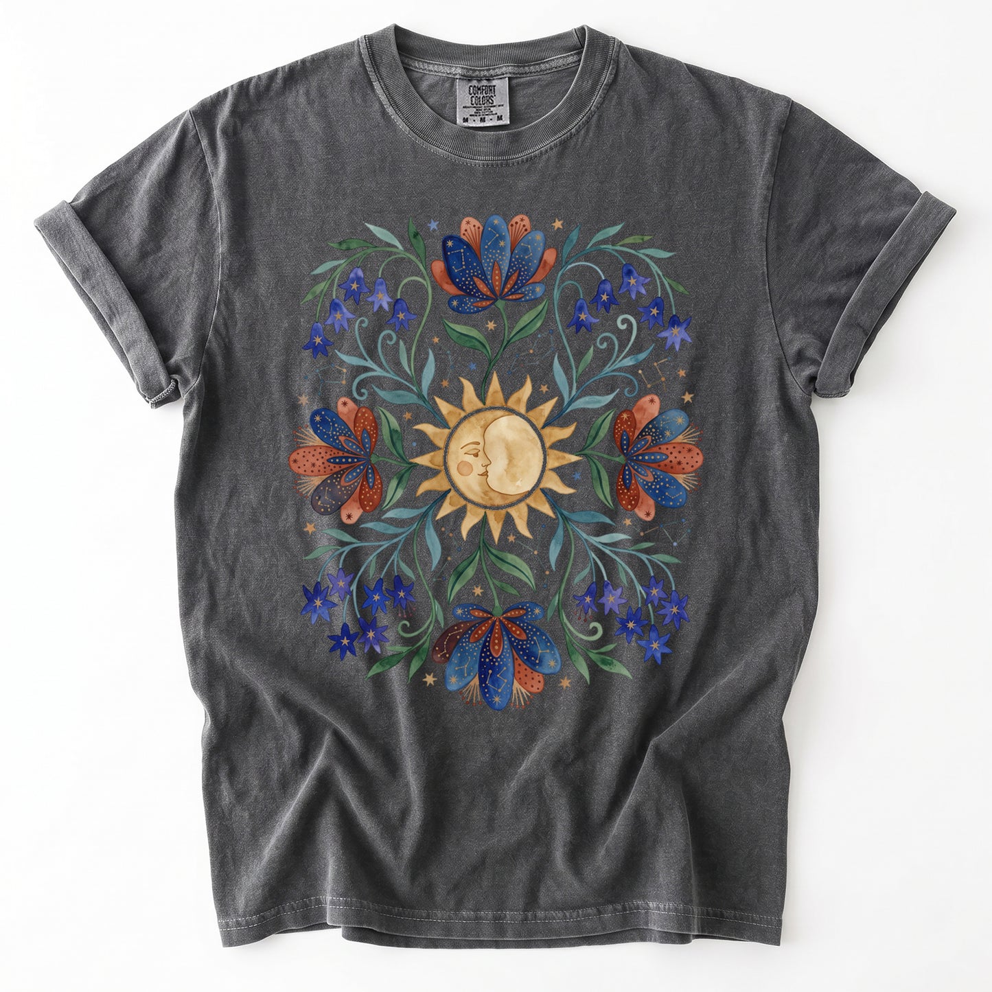 Radiant Sun & Serene Moon Vintage Washed T-Shirt