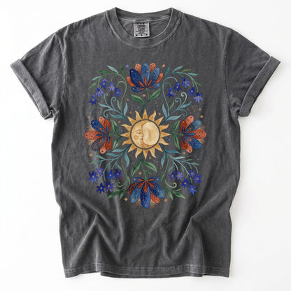 Radiant Sun & Serene Moon Vintage Washed T-Shirt