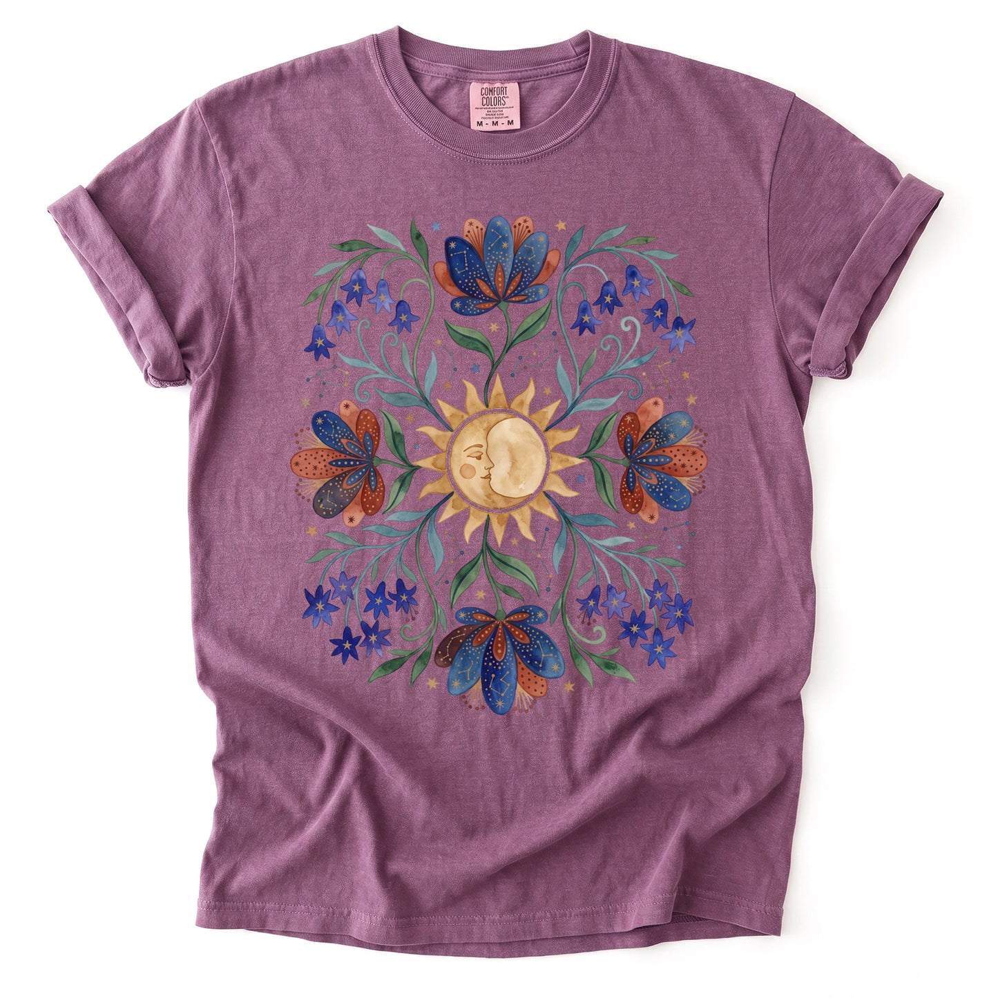 Radiant Sun & Serene Moon Vintage Washed T-Shirt
