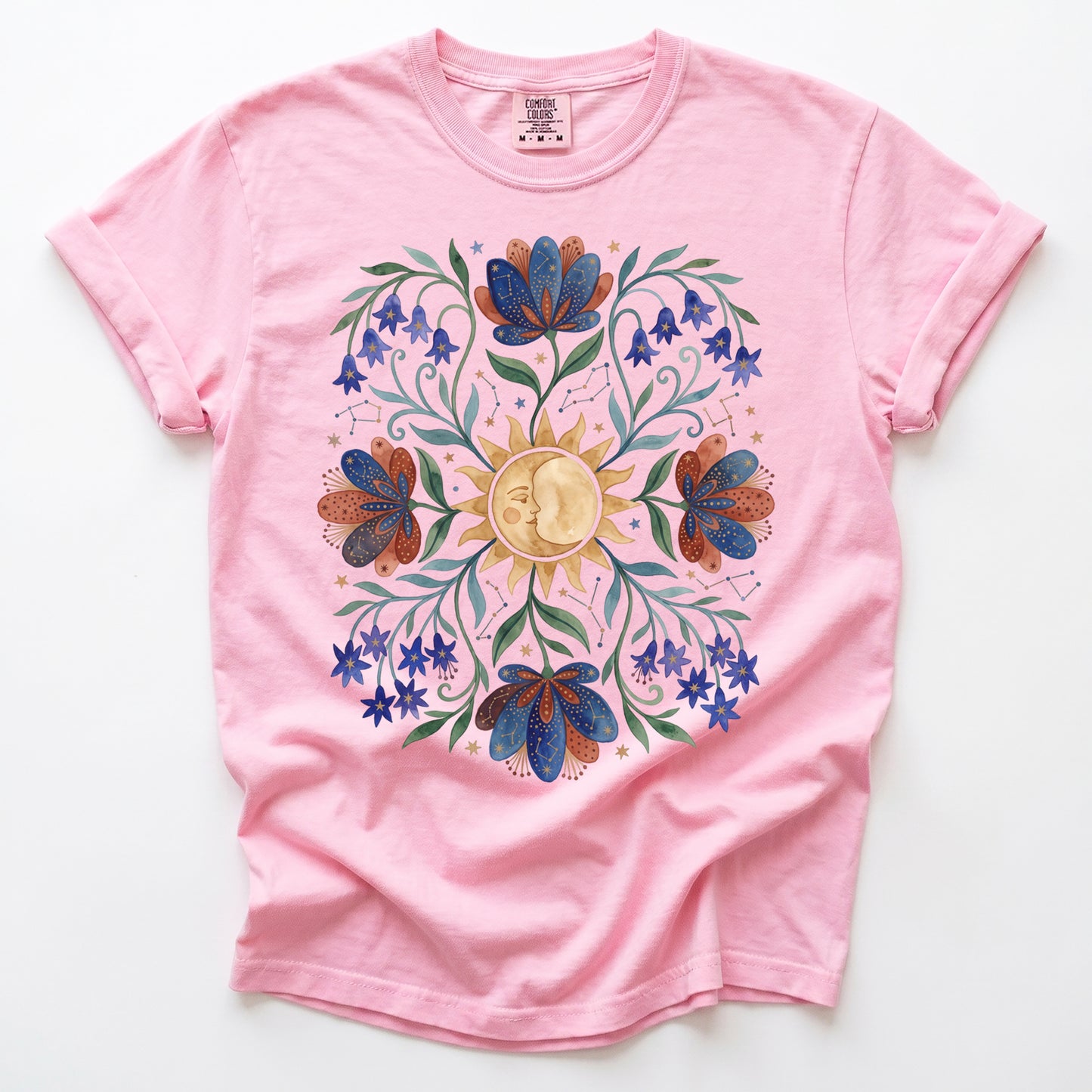 Radiant Sun & Serene Moon Vintage Washed T-Shirt