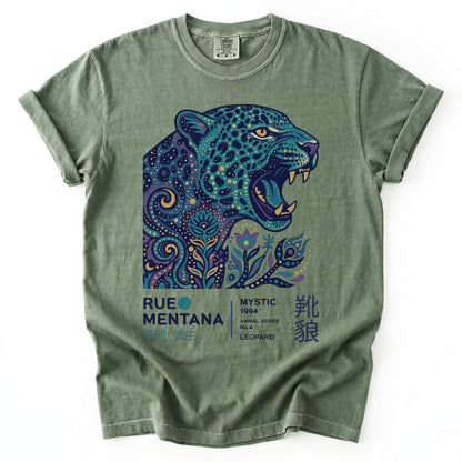Retro Mystic Leopard Vintage Washed T-Shirt