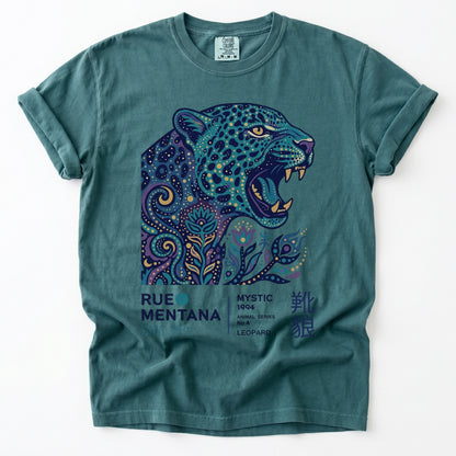 Retro Mystic Leopard Vintage Washed T-Shirt