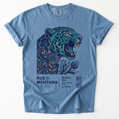 Retro Mystic Leopard Vintage Washed T-Shirt