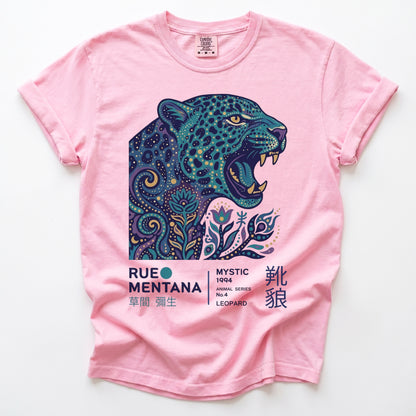 Retro Mystic Leopard Vintage Washed T-Shirt