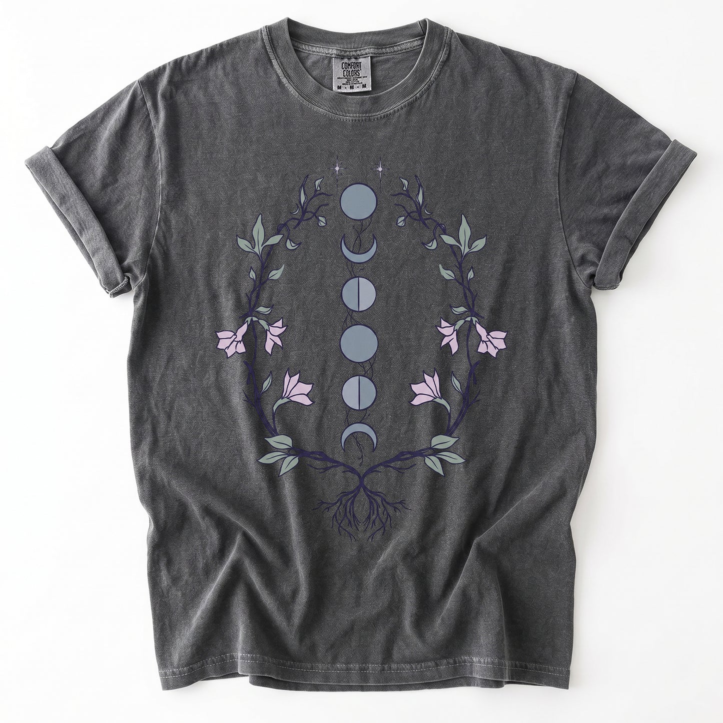 Rooted Lunar Phases Vintage Washed T-Shirt