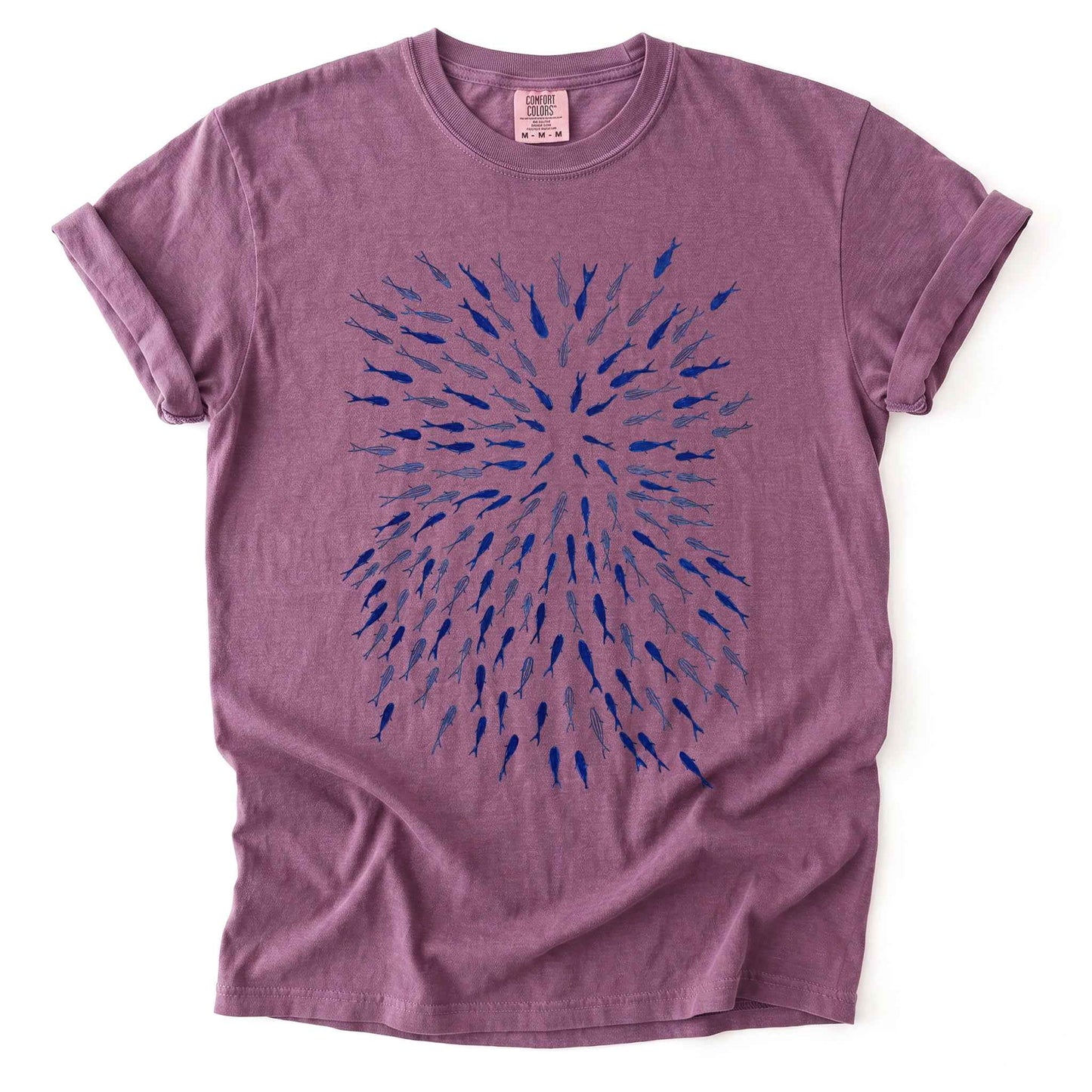 Minimalist Oceanic Fish Heavyweight T-Shirt