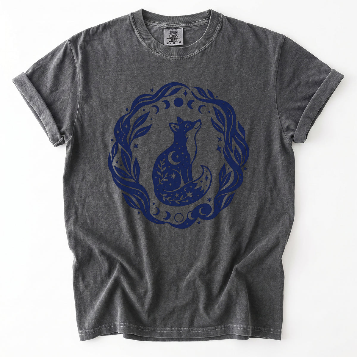 Serene Woodland Fox Vintage Washed T-Shirt