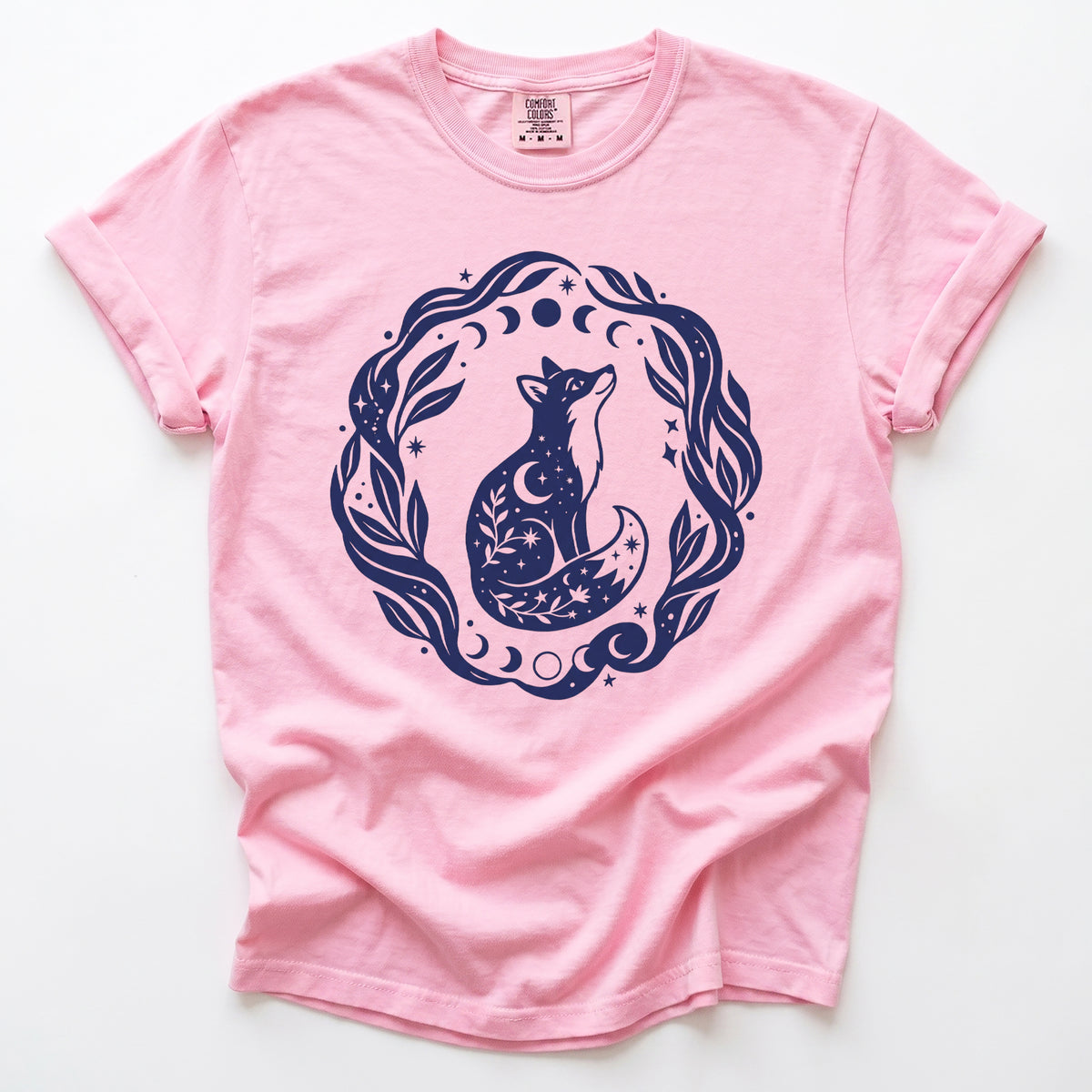 Serene Woodland Fox Vintage Washed T-Shirt