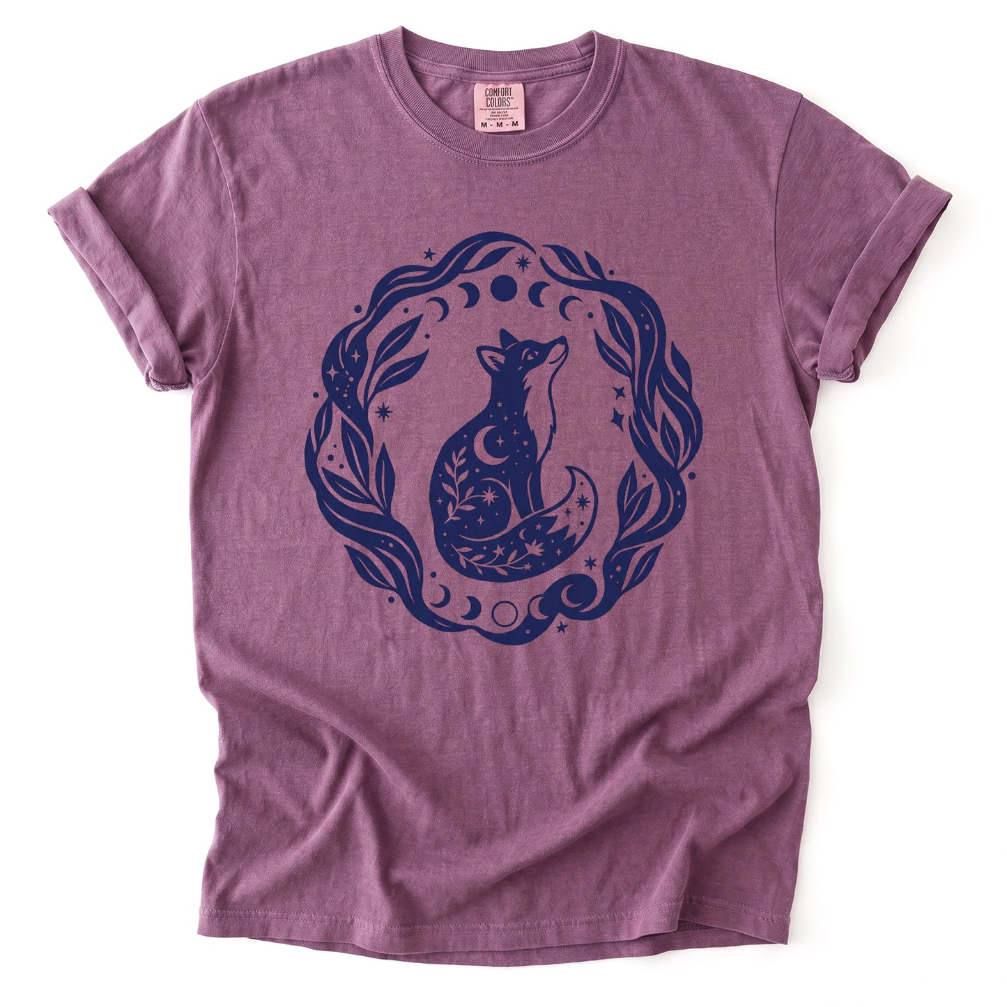 Serene Woodland Fox Vintage Washed T-Shirt