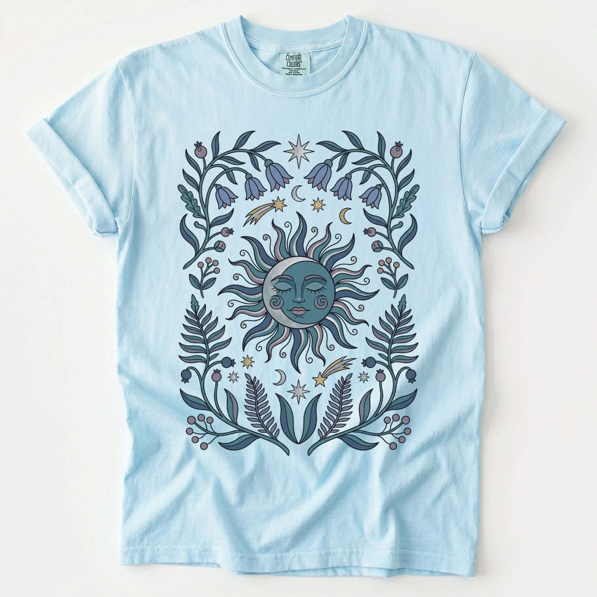 Sleeping Sun Botanical Garden Vintage Washed T-Shirt