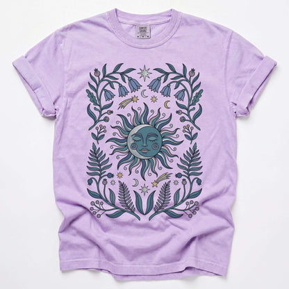 Sleeping Sun Botanical Garden Vintage Washed T-Shirt