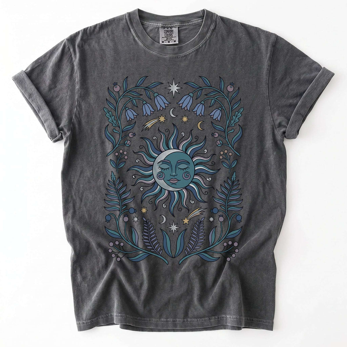 Sleeping Sun Botanical Garden Vintage Washed T-Shirt
