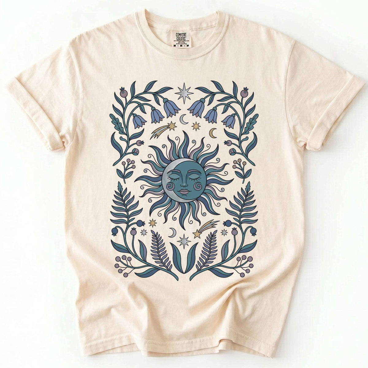 Sleeping Sun Botanical Garden Vintage Washed T-Shirt