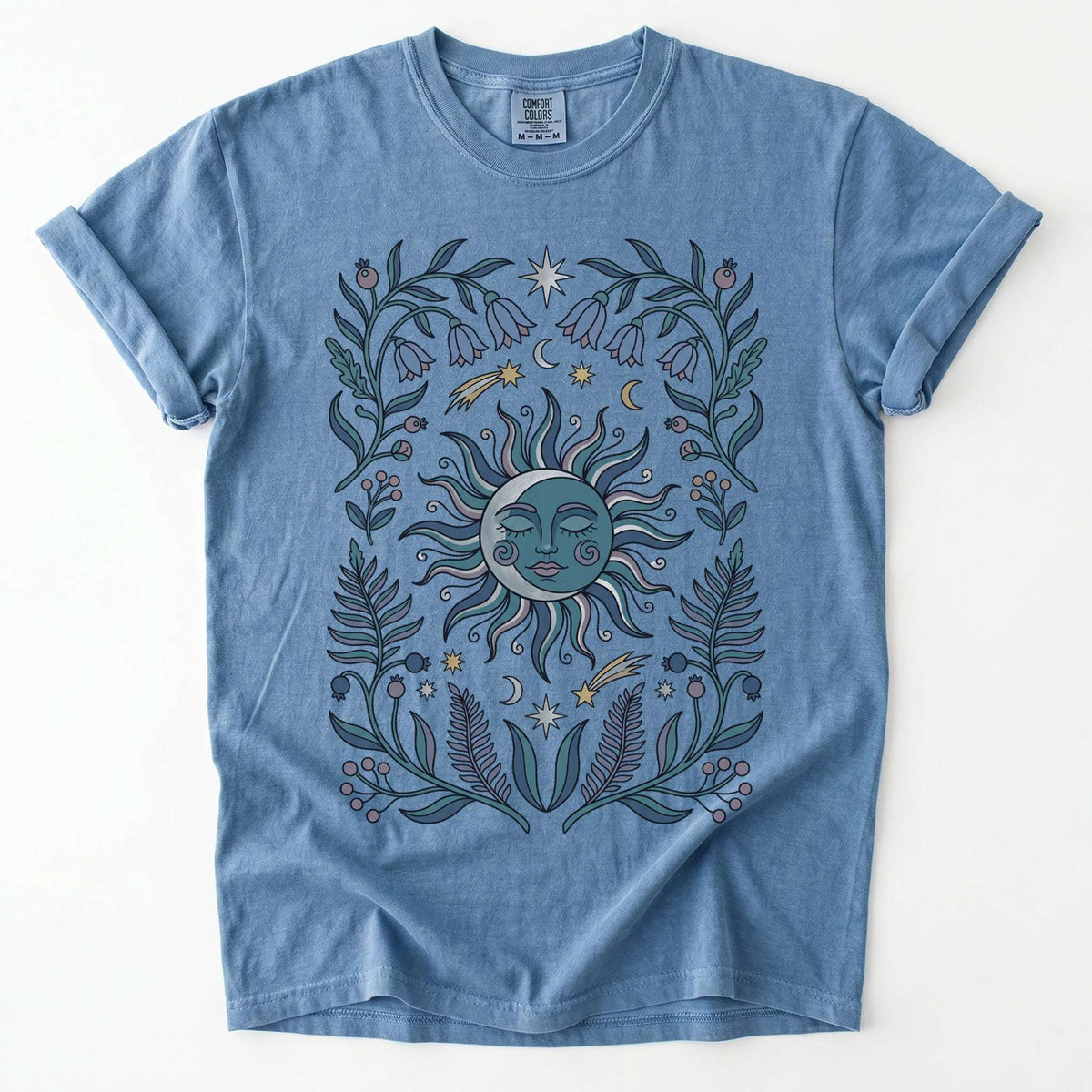 Sleeping Sun Botanical Garden Vintage Washed T-Shirt