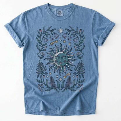 Sleeping Sun Botanical Garden Vintage Washed T-Shirt