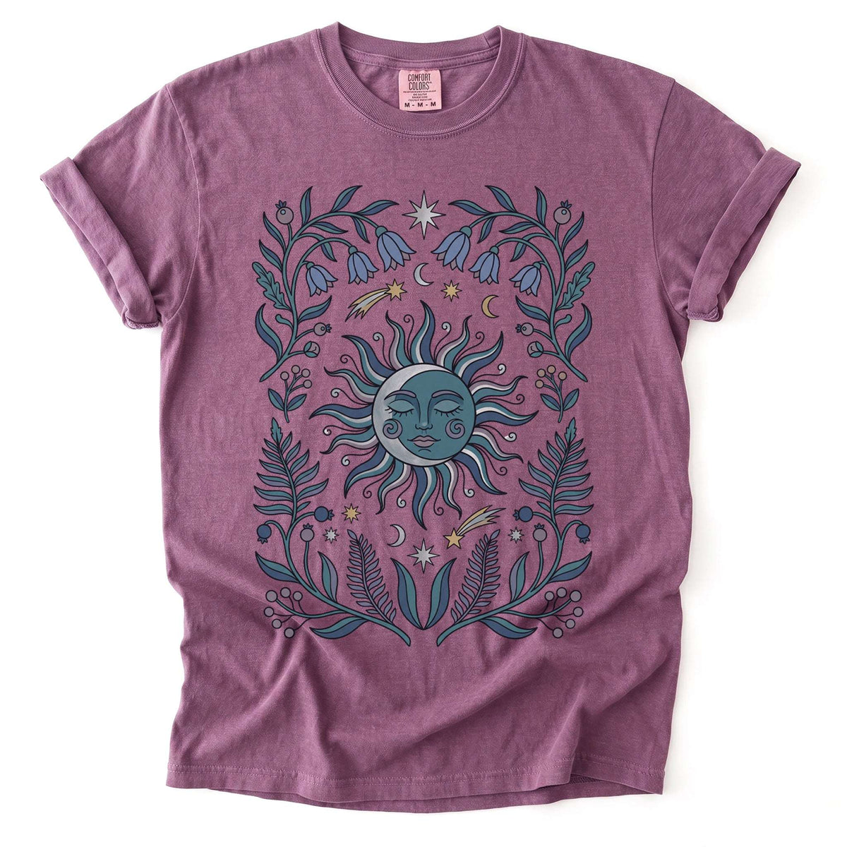 Sleeping Sun Botanical Garden Vintage Washed T-Shirt