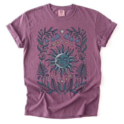 Sleeping Sun Botanical Garden Vintage Washed T-Shirt