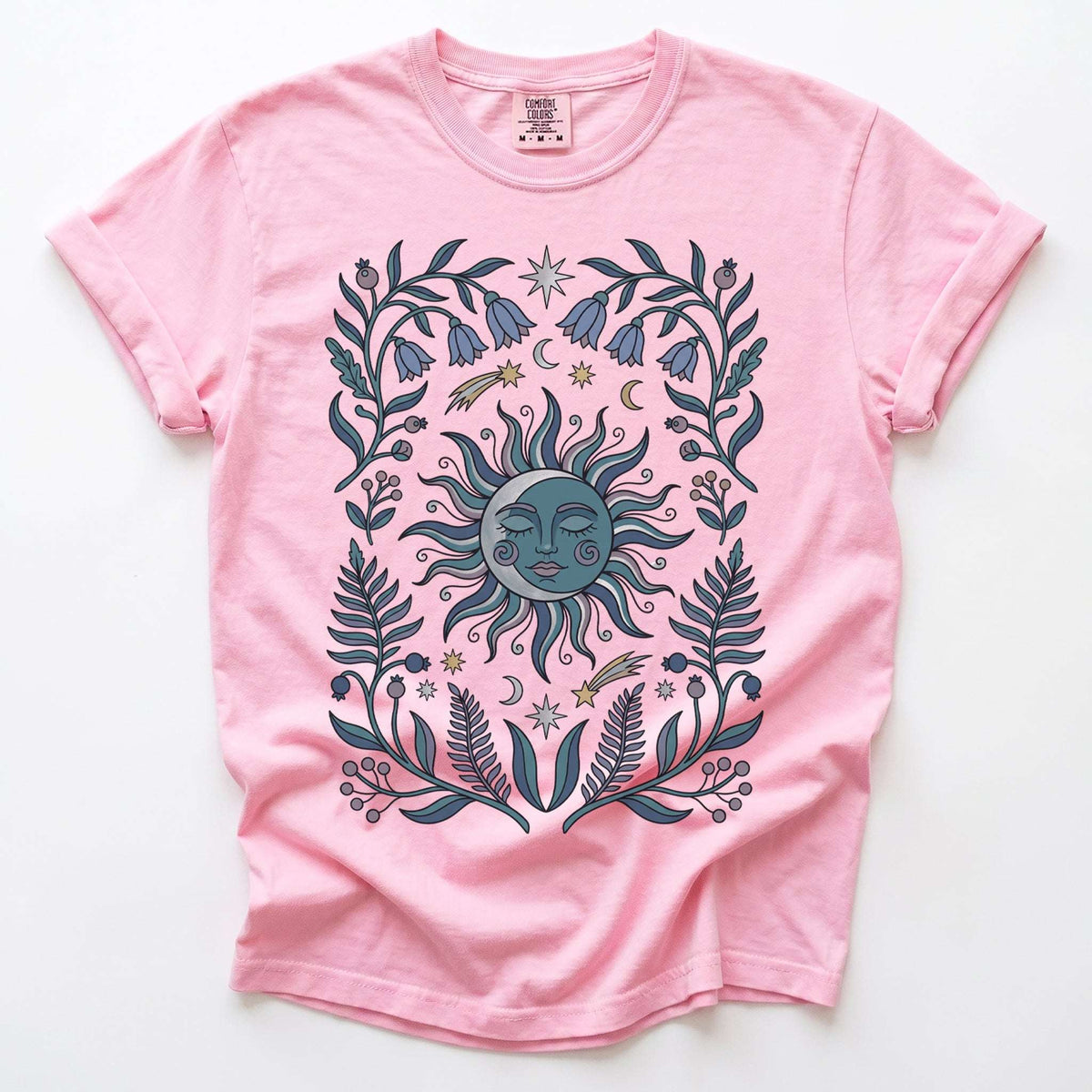 Sleeping Sun Botanical Garden Vintage Washed T-Shirt
