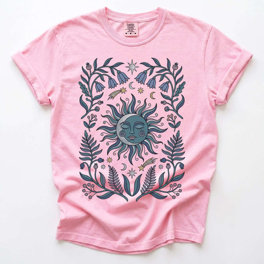 Sleeping Sun Botanical Garden Vintage Washed T-Shirt