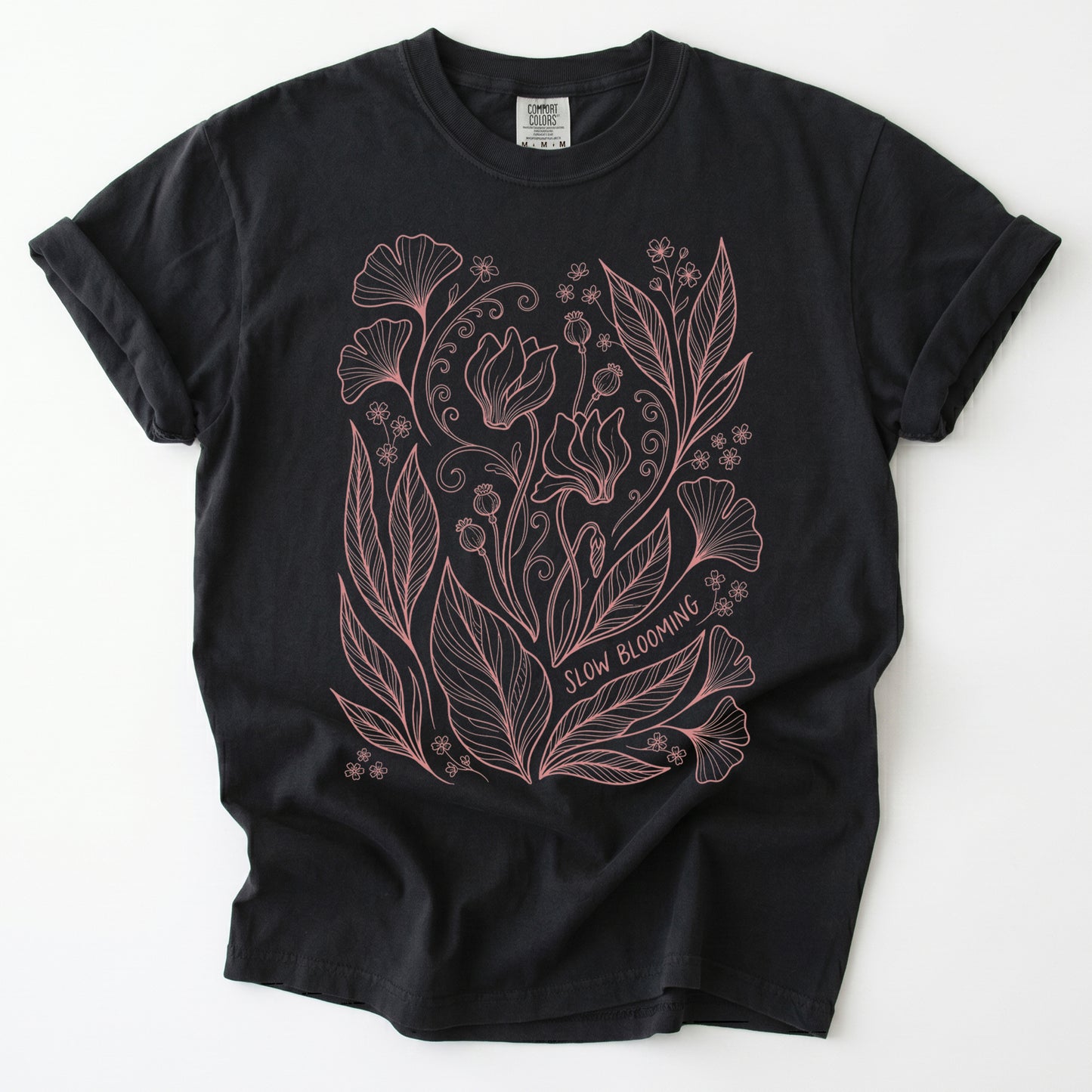 Slow Blooming Vintage Washed T-Shirt