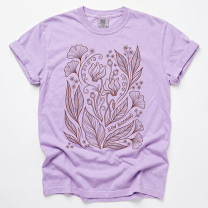 Slow Blooming Vintage Washed T-Shirt