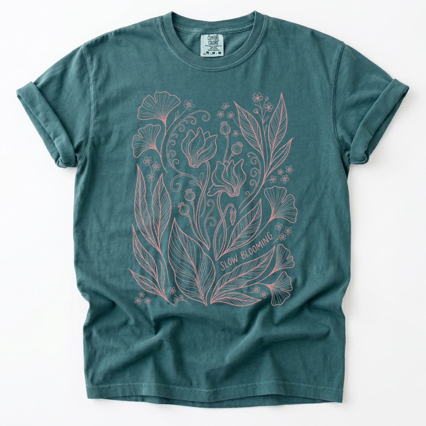 Slow Blooming Vintage Washed T-Shirt