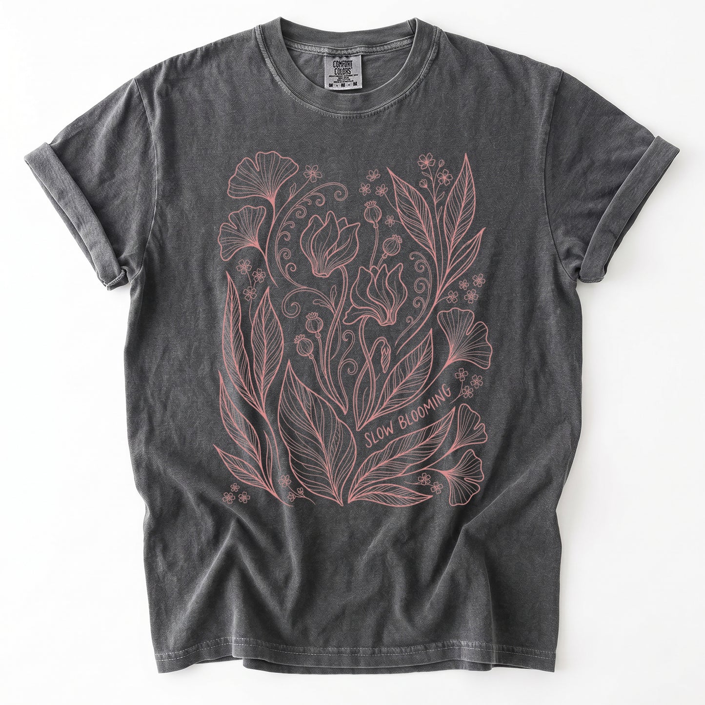 Slow Blooming Vintage Washed T-Shirt