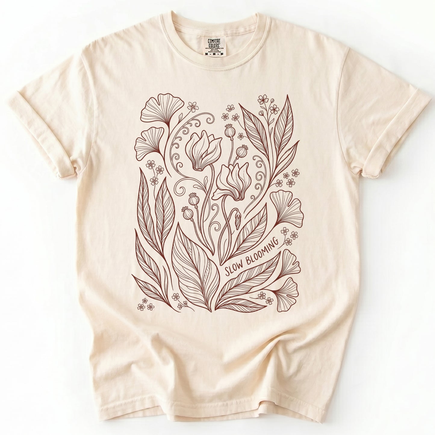 Slow Blooming Vintage Washed T-Shirt