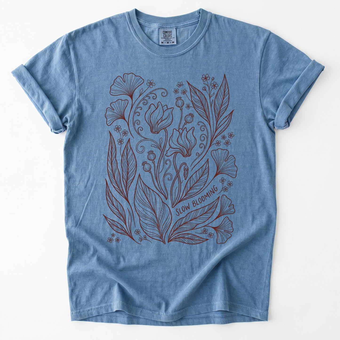 Slow Blooming Vintage Washed T-Shirt