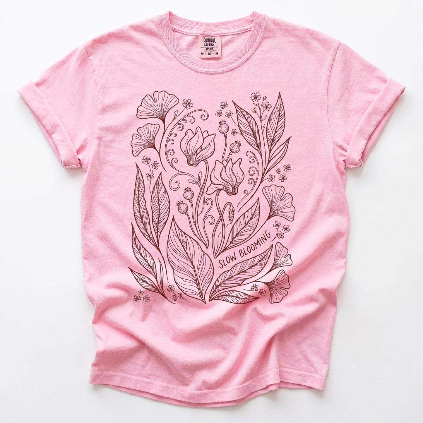 Slow Blooming Vintage Washed T-Shirt