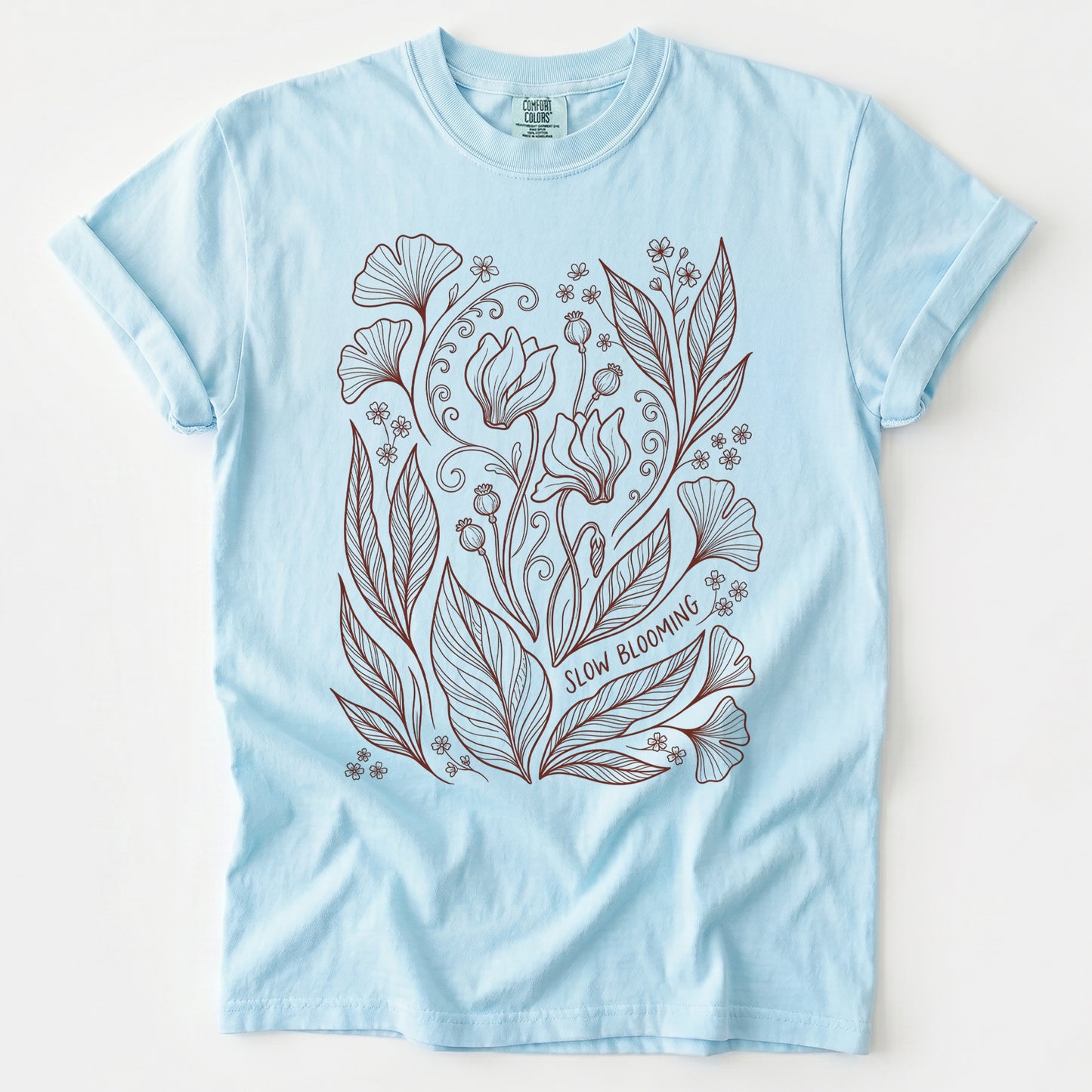 Slow Blooming Vintage Washed T-Shirt