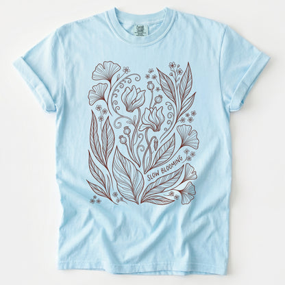 Slow Blooming Vintage Washed T-Shirt
