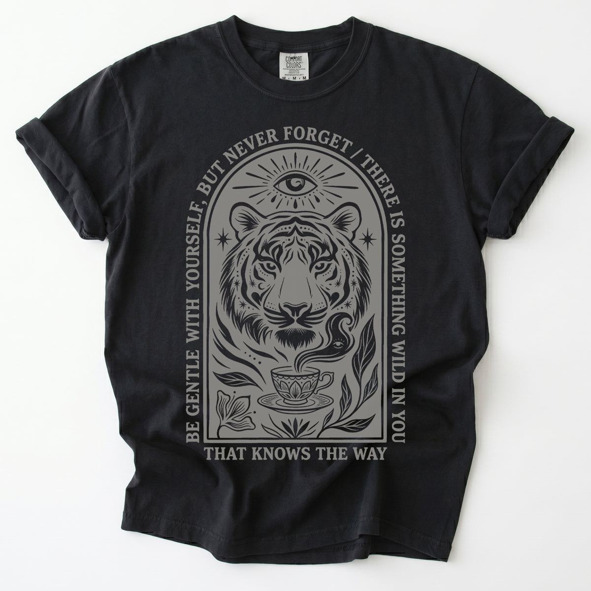 Something Wild In You Tiger Vintage Washed T-Shirt