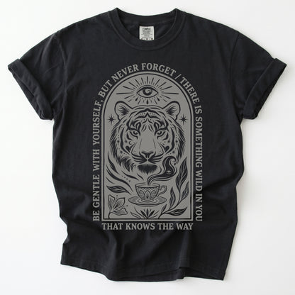 Something Wild In You Tiger Vintage Washed T-Shirt