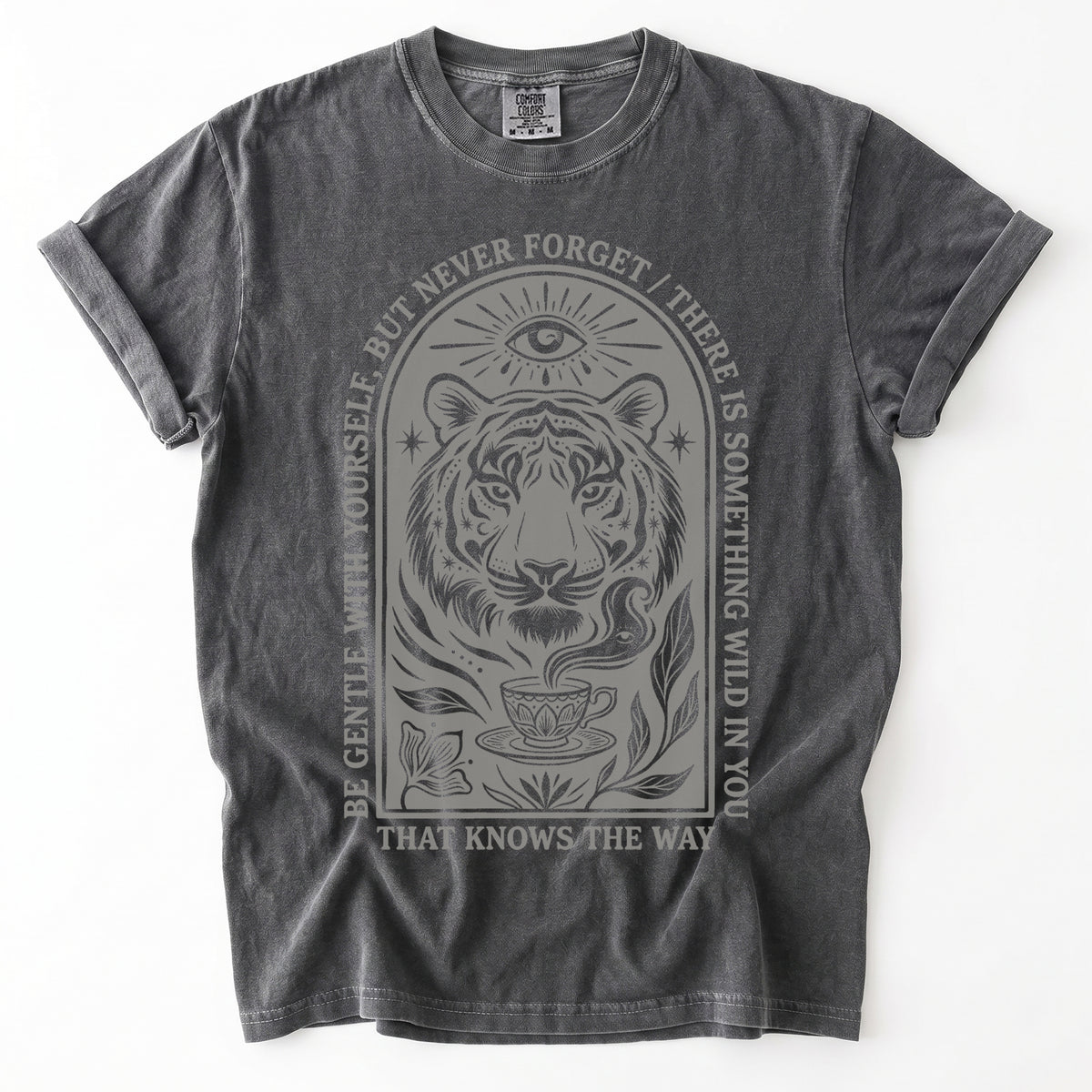 Something Wild In You Tiger Vintage Washed T-Shirt