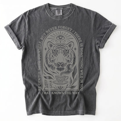 Something Wild In You Tiger Vintage Washed T-Shirt