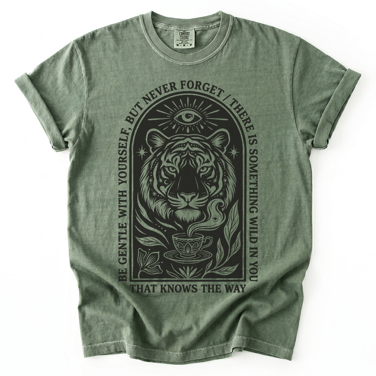 Something Wild In You Tiger Vintage Washed T-Shirt