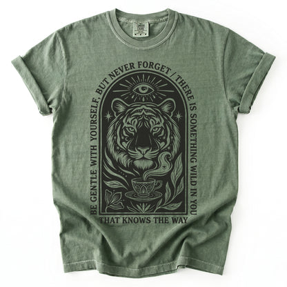 Something Wild In You Tiger Vintage Washed T-Shirt