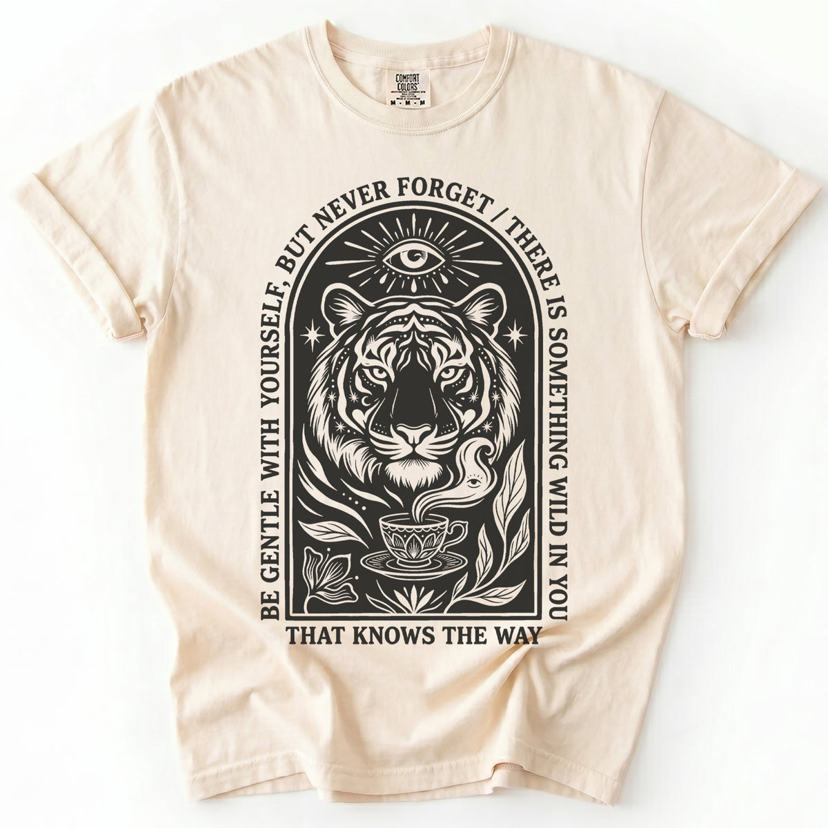 Something Wild In You Tiger Vintage Washed T-Shirt