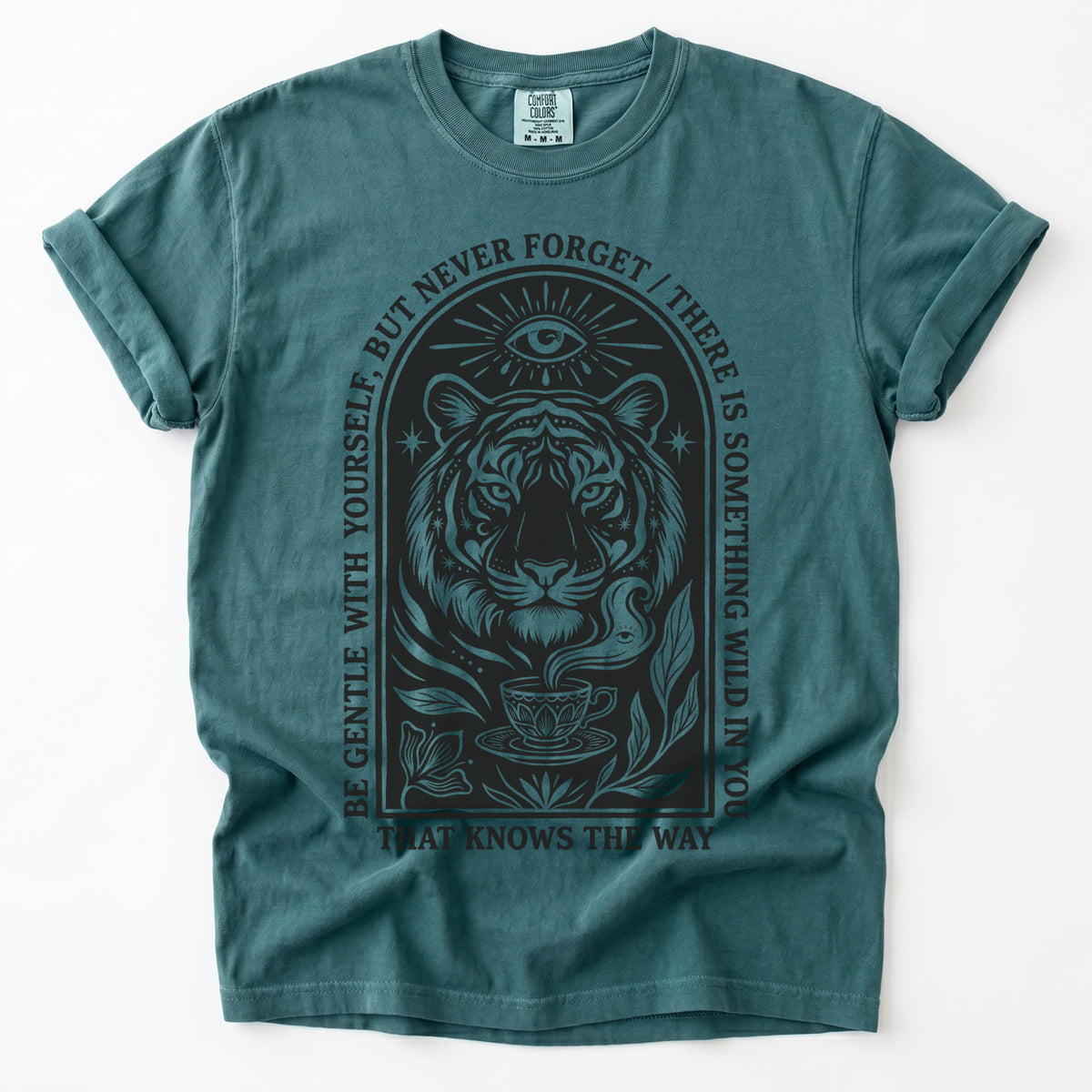 Something Wild In You Tiger Vintage Washed T-Shirt