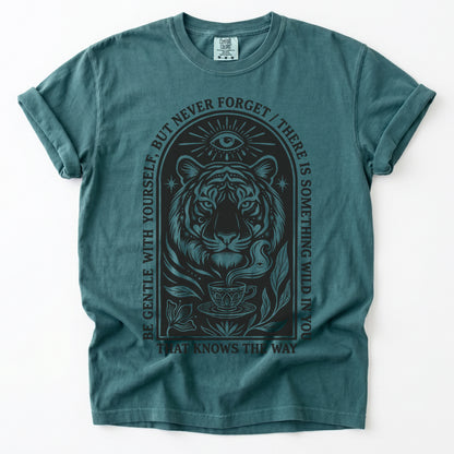 Something Wild In You Tiger Vintage Washed T-Shirt