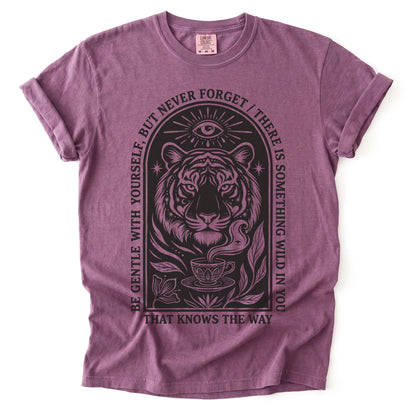 Something Wild In You Tiger Vintage Washed T-Shirt